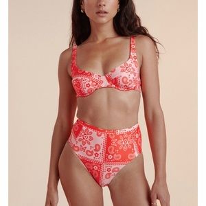OOKIOH x Lisa Says Gah! Bandana print swim set